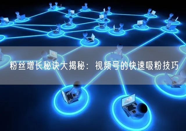 粉丝增长秘诀大揭秘：视频号的快速吸粉技巧