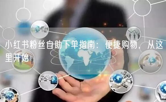 小红书粉丝自助下单指南：便捷购物，从这里开始