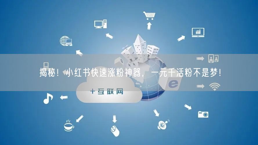 揭秘!小红书快速涨粉神器,一元千活粉不是梦!