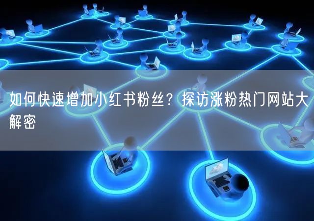 如何快速增加小红书粉丝?探访涨粉热门网站大解密