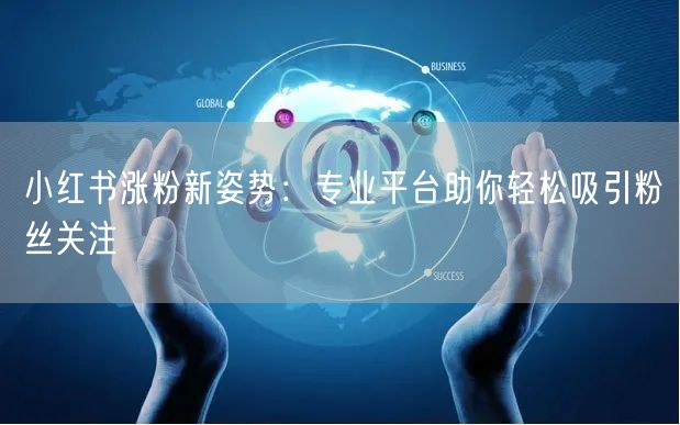 小红书涨粉新姿势:专业平台助你轻松吸引粉丝关注