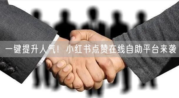 一键提升人气!小红书点赞在线自助平台来袭