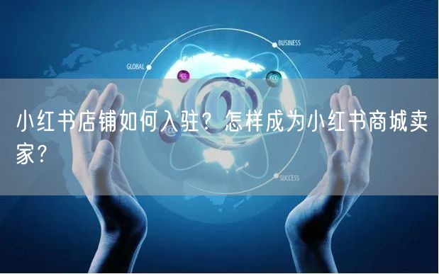 小红书店铺如何入驻？怎样成为小红书商城卖家？