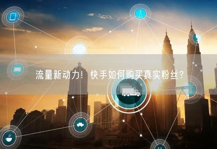 流量新动力!快手如何购买真实粉丝?