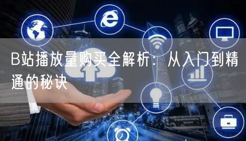B站播放量购买全解析:从入门到精通的秘诀