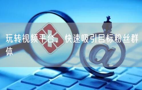 玩转视频平台，快速吸引目标粉丝群体