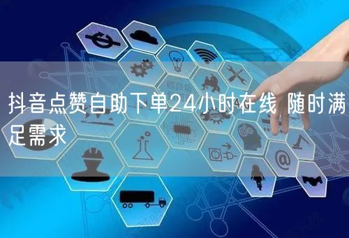 抖音点赞自助下单24小时在线 随时满足需求