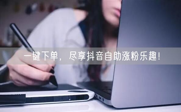 一键下单，尽享抖音自助涨粉乐趣！
